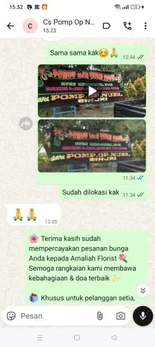 Testimonial Papan Bunga pajagan